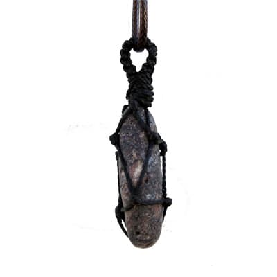 Anhänger aus Vulkangestein aus Andalusien Spanien LEN08 3