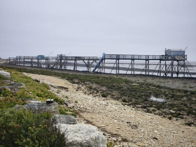 3 Carrelets auf der Ile Madame