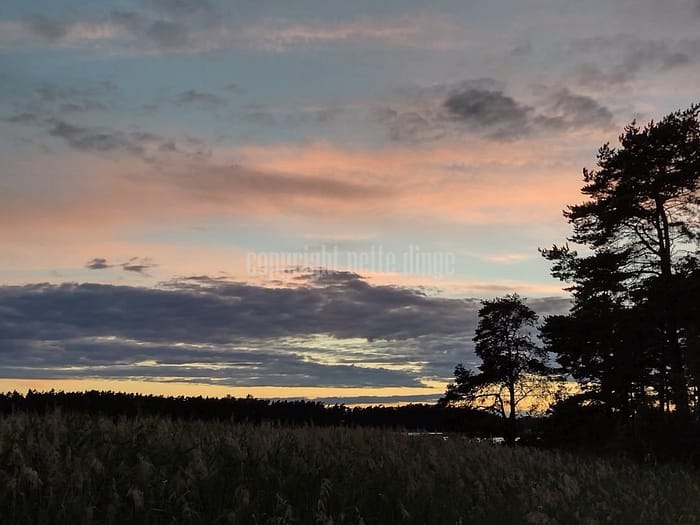 Foto Sonnenuntergang in Schweden 2022 02