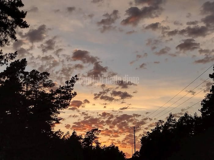 Foto Sonnenuntergang in Schweden 2022 08