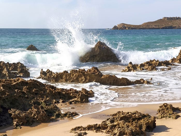 Brandung vor Porto Covo Portugal 3